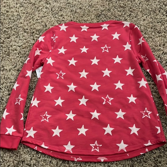 Sonoma pink with white stars jersey style top - Picture 5 of 5